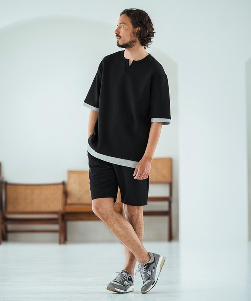 Magine(マージン)の「mp13466-Surf Knit Fabric Short Pants ショートパンツ(その他パンツ・メンズ・ブラック/グレー/チャコール・44/46/48)」の21枚目の写真
