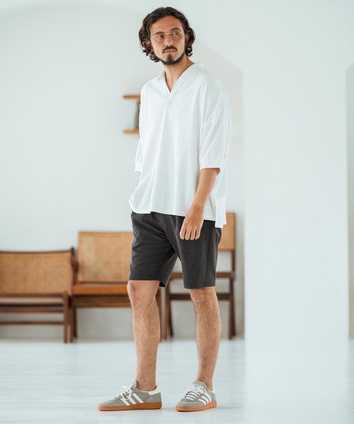 Magine(マージン)の「mp13466-Surf Knit Fabric Short Pants ショートパンツ(その他パンツ・メンズ・ブラック/グレー/チャコール・44/46/48)」の15枚目の写真