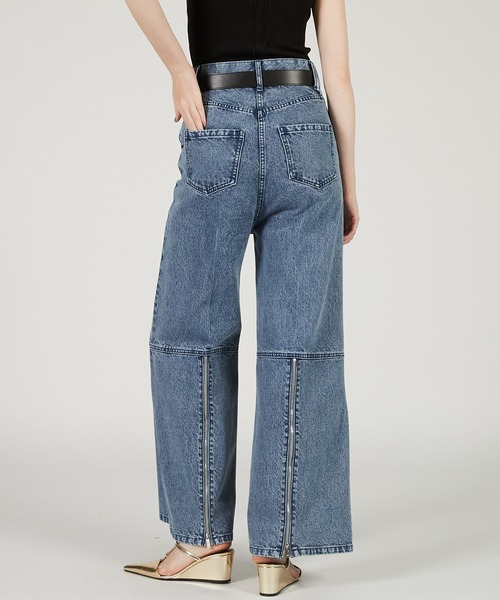 入手困難 アナログ フェイクデニムグラベルパンツ 未使用タグ付き Thug Club - 【残り一点】Hard-Washed Damaged Denim Pants