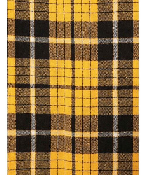 MidiUmi(ミディウミ)の「MidiUmi ワイドイージーパンツチェック(その他パンツ・レディース・ブラック/ネイビー/イエロー・FREE)」の5枚目の写真