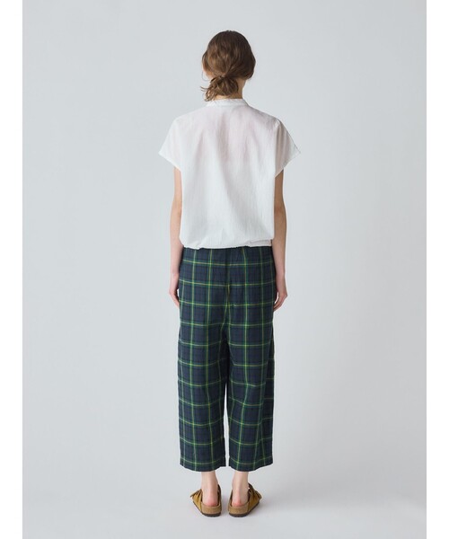 MidiUmi(ミディウミ)の「MidiUmi ワイドイージーパンツチェック(その他パンツ・レディース・ブラック/ネイビー/イエロー・FREE)」の10枚目の写真