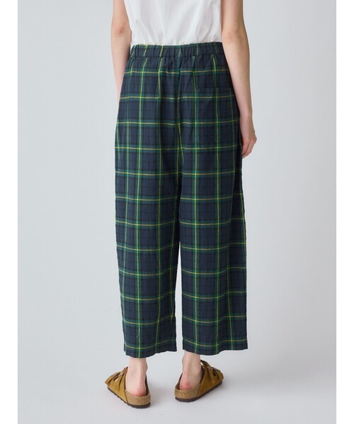 MidiUmi(ミディウミ)の「MidiUmi ワイドイージーパンツチェック(その他パンツ・レディース・ブラック/ネイビー/イエロー・FREE)」の14枚目の写真