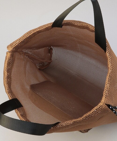 coen（コーエン）の「【C.mt】メッシュナップサック（バックパック/リュック・レディース・オフホワイト/ブラック/モカ・FREE）」の12枚目の写真