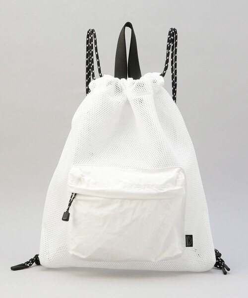 coen（コーエン）の「【C.mt】メッシュナップサック（バックパック/リュック・レディース・オフホワイト/ブラック/モカ・FREE）」の13枚目の写真