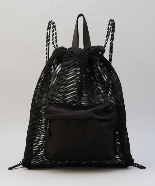 coen（コーエン）の「【C.mt】メッシュナップサック（バックパック/リュック・レディース・オフホワイト/ブラック/モカ・FREE）」の14枚目の写真