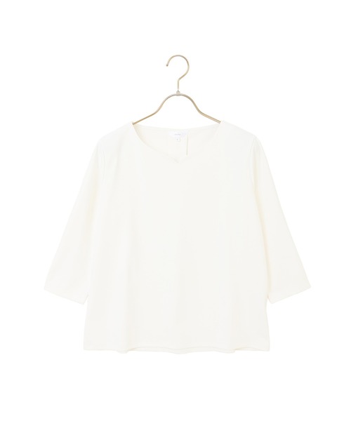 透けない白】暑い夏でも着用可能！透けないカットソー/ホワイト/カーキ  