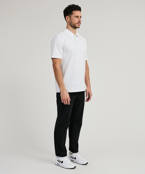 Saturdays Golf（サタデーズゴルフ）の「SS Jaquard Polo shirt（ポロシャツ・メンズ・ホワイト/ブラック・M/L/XL/S）」の4枚目の写真