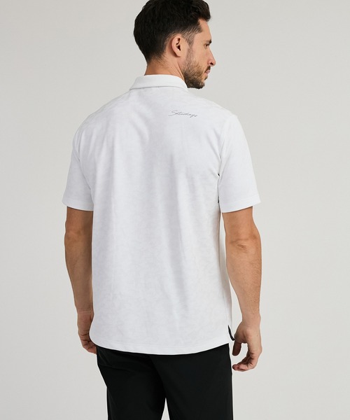 Saturdays Golf（サタデーズゴルフ）の「SS Jaquard Polo shirt（ポロシャツ・メンズ・ホワイト/ブラック・M/L/XL/S）」の10枚目の写真