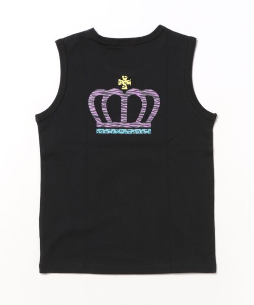 BABYDOLL（ベビードール）の「【綿100％】 カラフルロゴタンクトップ 0542K（タンクトップ・キッズ・ブラック/イエロー×グリーン・90cm/100cm/120cm/110cm/130cm/140cm/80ｃｍ）」の3枚目の写真