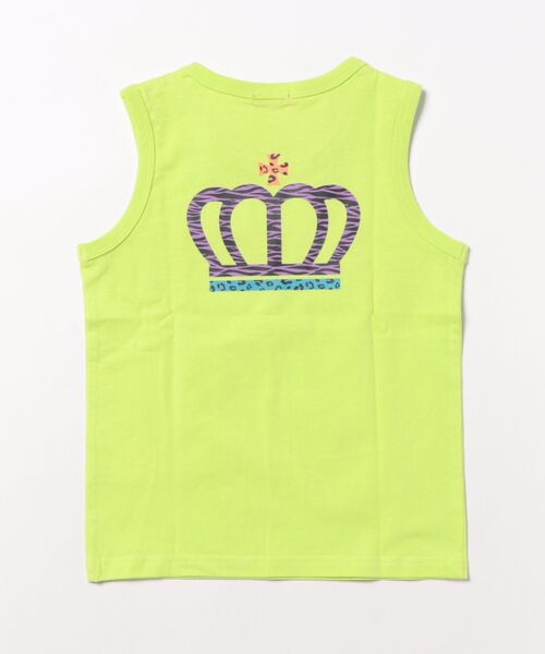 BABYDOLL（ベビードール）の「【綿100％】 カラフルロゴタンクトップ 0542K（タンクトップ・キッズ・ブラック/イエロー×グリーン・90cm/100cm/120cm/110cm/130cm/140cm/80ｃｍ）」の4枚目の写真
