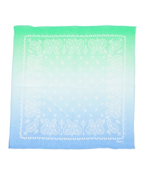 BAYFLOW（ベイフロー）の「BFカラーバンダナハンカチ50×50（バンダナ/スカーフ・レディース・ブルー/パープル/オレンジ/グリーン・0）」の17枚目の写真