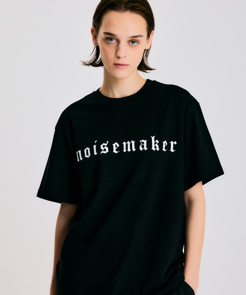 セール】《ユニセックス》noisemakerロゴプリントオーバーサイズ