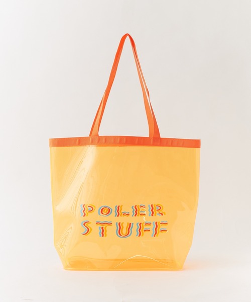POLeR(ポーラー)の「POLeR/ポーラー PVC POOL BAG プールバッグ(ショルダーバッグ・メンズ・オレンジ/ブラック/クリア・FREE)」の19枚目の写真