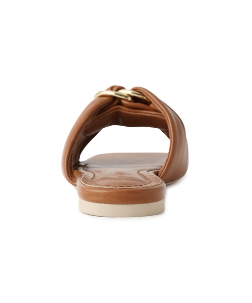 Juze(ジュゼ)の「フラットスライドサンダル(サンダル・レディース・キャメル/ブラック・S/M/L)」の14枚目の写真