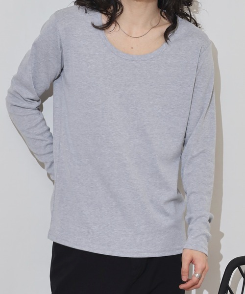 FUNALIVE(ファンアライブ)の「T/Cフライススリムフィット長袖クルーネックTEE(Tシャツ/カットソー・メンズ・ホワイト/グレー/ブルー/グレー系その他/ブラック・L/M/LL)」の14枚目の写真