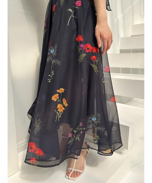 スナイデル バックリボンシフォンワンピース サイズ1/M バックリボンシフォンワンピース | スナイデル(SNIDEL) | マルイ