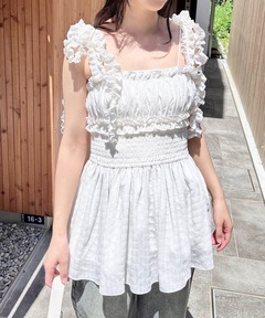 La Plage Peplum Top（その他トップス）｜Her lip to（ハーリップ
