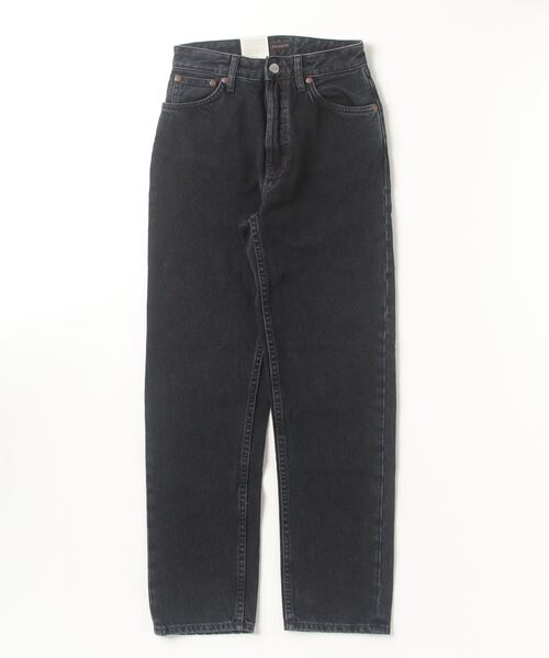 Nudie Jeans(ヌーディージーンズ)の「Nudie Jeans/ヌーディージーンズ Lofty Lo / レギュラーストレート ジーンズ / Black Vintage / レングス28(デニムパンツ・レディース・ブラック・24inch/28inch/27inch/26inch/25inch)」の8枚目の写真