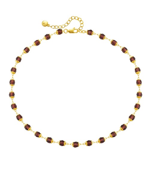 セール】YU-KA:ガラスビーズネックレス glass beads necklace