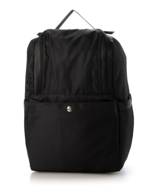 cache cache(カシュ カシュ)の「カシュカシュ cachecache / 10ポケット撥水リュックサック(バックパック/リュック・レディース・グレー/ベージュ系その他/ブラック・FREE)」の5枚目の写真