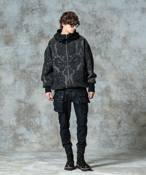 glamb（グラム）の「Paraffin Cargo Denim / パラフィンカーゴデニム（デニムパンツ・メンズ・インディゴブルー/ブラック・S/M/L）」の8枚目の写真