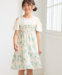 ROPE' PICNIC（ロペピクニック）の「【KIDS/キッズ】ガーデンフラワーキャミワンピース/リンクコーデ（ワンピース・キッズ）」