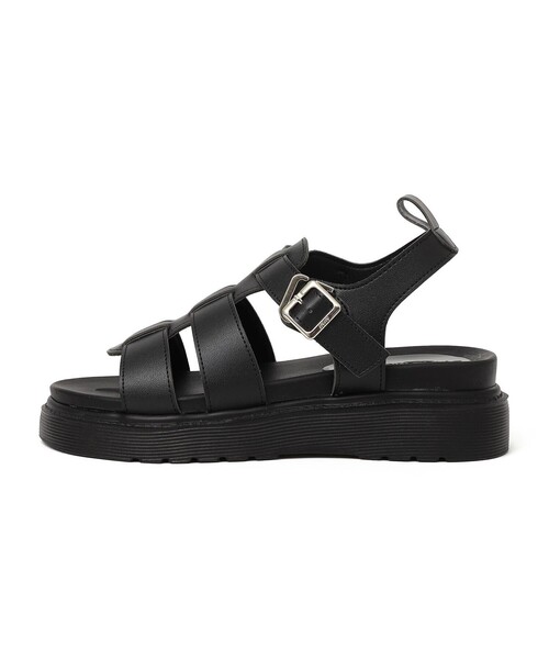 SHIPS any（シップス エニィ）の「MACMOC: Tera オープントゥ グラディエーター サンダル（サンダル・レディース・オフホワイト/ブラック・40/30/50）」の3枚目の写真