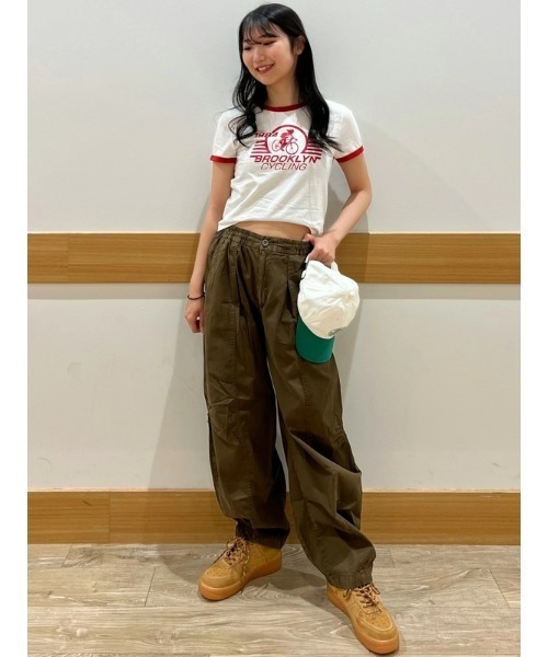 tシャツ シュランケン Tシャツ レディース セール】コットンジャージー グラフィック シュランケンTシャツ
