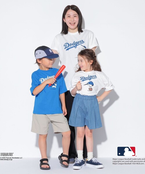 SHIPS: PEANUTS×MLB プリント Tシャツ SHIPS｜SHIPS KIDS:85~95cm / PEANUTS*MLB プリント Tシャツ