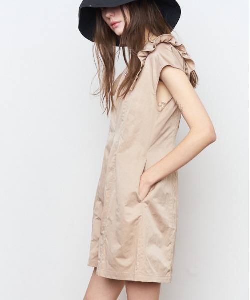 Muel Chic（ミュエルシック）の「Sally resort rompers サリーリゾートロンパース（サロペット/オーバーオール・レディース・レンガ/ベージュ/ブラック・FREE）」の16枚目の写真