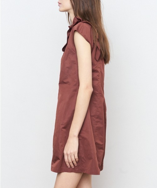 Muel Chic（ミュエルシック）の「Sally resort rompers サリーリゾートロンパース（サロペット/オーバーオール・レディース・レンガ/ベージュ/ブラック・FREE）」の11枚目の写真