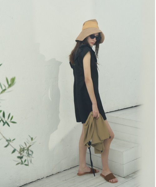 Muel Chic（ミュエルシック）の「Sally resort rompers サリーリゾートロンパース（サロペット/オーバーオール・レディース・レンガ/ベージュ/ブラック・FREE）」の22枚目の写真