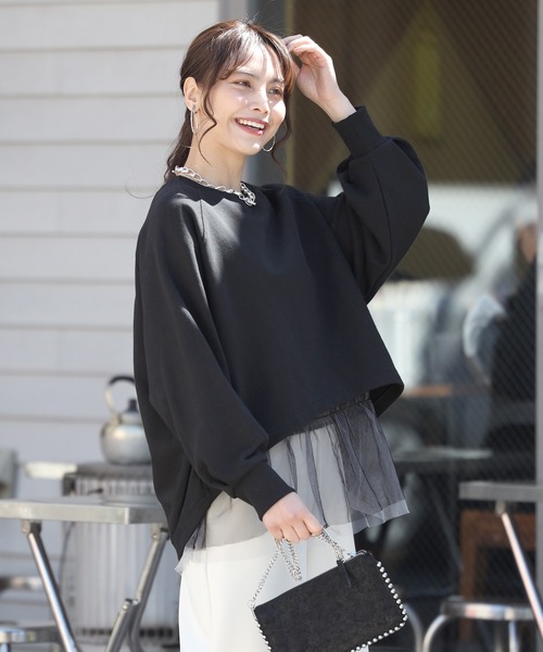 Ehre style(エーレスタイル)の「きれいめ見え!大人スエット着こなし6選(スウェット・レディース・ホワイト/ブラック/グレー・FREE)」の20枚目の写真