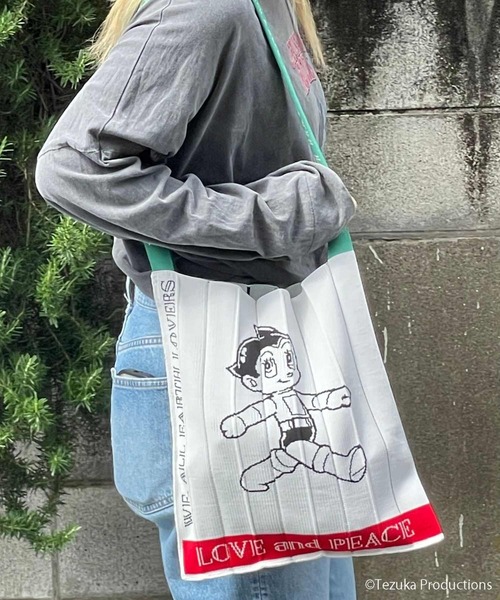 KNT365(ケイエヌティサンロクゴ)の「Knitty Astro Boy(トートバッグ・レディース・アイボリー・FREE)」の4枚目の写真