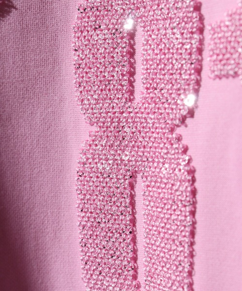 Guess（ゲス）の「GUESS HOODED SEQUINS SWEATSHIRT フーディ パーカー（パーカー・レディース・ピンク・M/XS/S）」の6枚目の写真