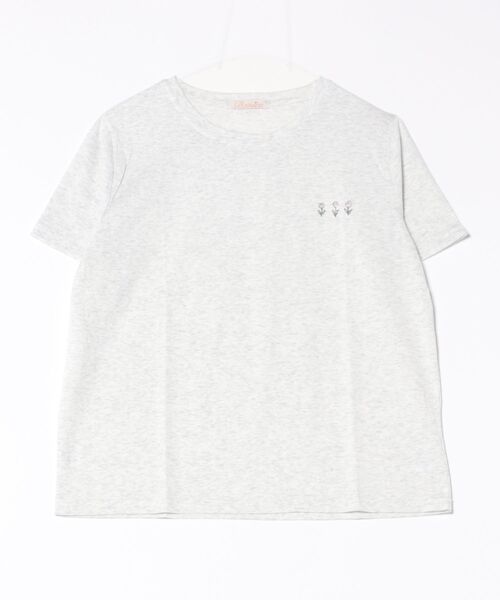 BANICO(バニコ)の「ミニロゴプリントTシャツ (SS)(Tシャツ/カットソー・レディース・ライトベージュ/ピンク/杢グレー/ブルー/ホワイト・FREE)」の20枚目の写真