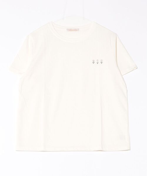 BANICO(バニコ)の「ミニロゴプリントTシャツ (SS)(Tシャツ/カットソー・レディース・ライトベージュ/ピンク/杢グレー/ブルー/ホワイト・FREE)」の21枚目の写真