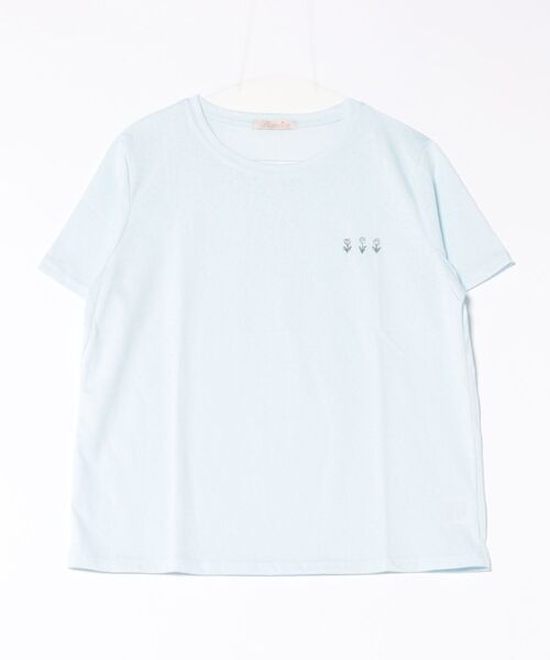 BANICO(バニコ)の「ミニロゴプリントTシャツ (SS)(Tシャツ/カットソー・レディース・ライトベージュ/ピンク/杢グレー/ブルー/ホワイト・FREE)」の22枚目の写真