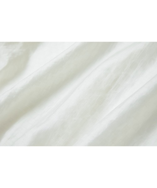 ブラウス シャツ 「tageechita」シアー素材 ドロップショルダー クロップドシャツ レディース tageechita ブラウス シャツ 「tageechita」シアー素材 ドロップ