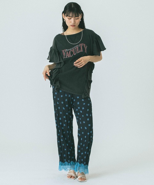 sasquatchfabrix. ROSE ローズ柄 シャツ パンツ セット セール】FLOWER PRINT PANTS（その他パンツ）｜ROSE BUD（ローズ