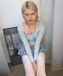 SCULPTOR | Floral Cottage Button Henley(Tシャツ/カットソー)