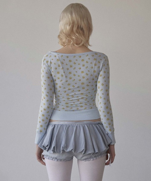 Floral Cottage Button Henley（Tシャツ/カットソー）｜SCULPTOR