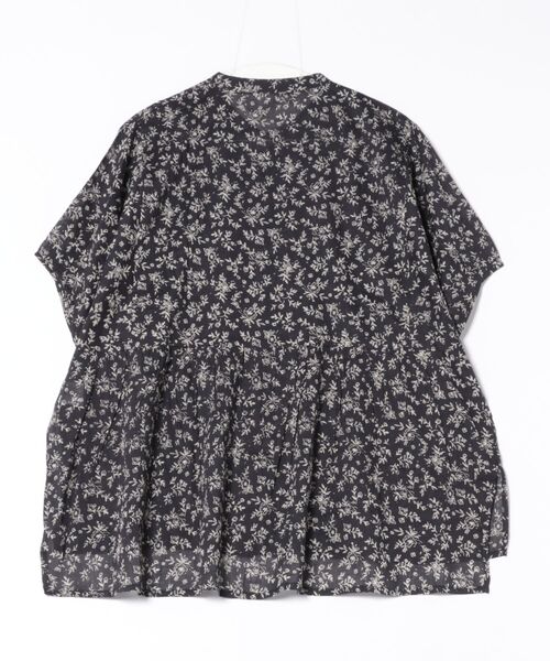 MARAI(マーライ)の「綿100% 半袖花柄シャツブラウス(シャツ/ブラウス・レディース・ブルー/グリーン/ホワイト/ネイビー・FREE)」の21枚目の写真