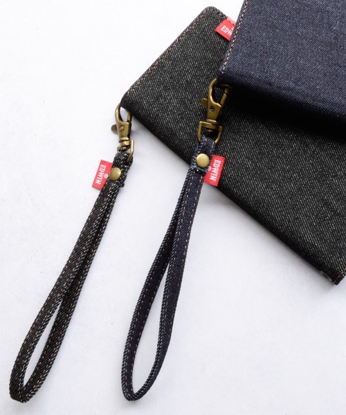 EDWIN（エドウィン）の「エドウィン [ハンドストラップ/タグデニム] スマホストラップ（スマホグッズ・メンズ・インディゴブルー/ブラック・ONE SIZE）」の8枚目の写真
