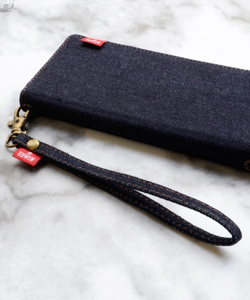 EDWIN（エドウィン）の「エドウィン [ハンドストラップ/タグデニム] スマホストラップ（スマホグッズ・メンズ・インディゴブルー/ブラック・ONE SIZE）」の6枚目の写真
