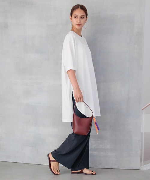 HEREIAM（ヘレイアム）の「【HEREIAM】イージーツイルパンツ（その他パンツ・レディース・ネイビー/バーガンディー・MEDIUM/SMALL）」の5枚目の写真