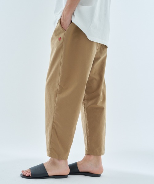 ESTNATION(エストネーション)の「aftersunshine / クロップドパンツ(その他パンツ・メンズ・ベージュ/ブラック・MEDIUM/LARGE)」の9枚目の写真