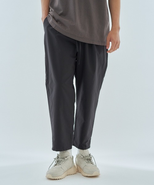 ESTNATION(エストネーション)の「aftersunshine / クロップドパンツ(その他パンツ・メンズ・ベージュ/ブラック・MEDIUM/LARGE)」の3枚目の写真