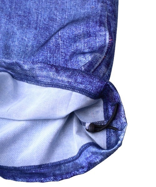 TALKING ABOUT THE ABSTRACTION（トーキング　アバウト　ジ　アブストラクション）の「TALKING ABOUT THE ABSTRACTION/トーキングアバウトジアブストラクション/別注 PRINT DENIM WITH CHAIN（その他パンツ・メンズ・その他4/ブラック・M/L/S）」の6枚目の写真