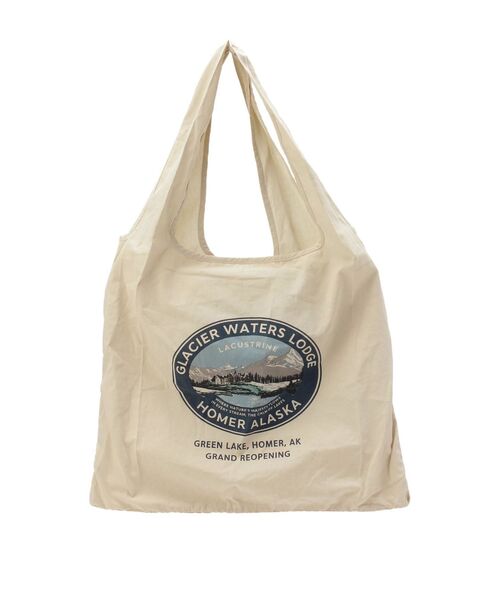 Ungrid（アングリッド）の「カラーロゴエコBAG（トートバッグ・レディース・ピンク/グリーン/ダークオレンジ/ブルー/アイボリー・FREE）」の10枚目の写真